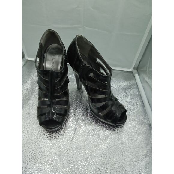 Maurices Black Platform Heels Size 7 - Picture 2 of 8